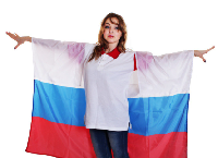 Флаг-накидка 90х135 см