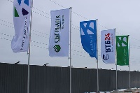 Флаг сетка, шелк 150*600 см Флаг сетка, шелк 150*600 см