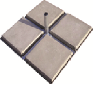 Основание для флагштока Виндер под плитку 40х40 см Основание для флагштока Виндер под плитку 40х40 см