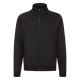 Толстовка "Sweat Jacket", черный_S, 70% х/б, 30% п/э, 280 г/м2 Толстовка "Sweat Jacket", черный_S, 70% х/б, 30% п/э, 280 г/м2