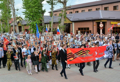 Транспарант 70х300 см, шелк, на завязках