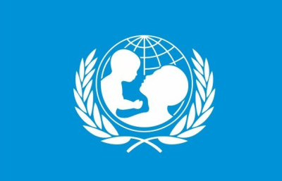 Флаг Детского фонда ООН (ЮНИСЕФ) 90х135 см