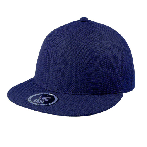 Бейсболка "SNAP-ONE", без панелей и швов, темно-синий, 100% полиэстер, 230 г/м2